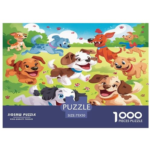 Hund Puzzle 1000 Teile Erwachsener Kniffel Spaß Für Die Ganze Familie - Abwechslungsreiche 1000 Puzzleteilige Motive Puzzle Erwachsene, Puzzel 1000pcs (75x50cm) von GAOYUCHUN