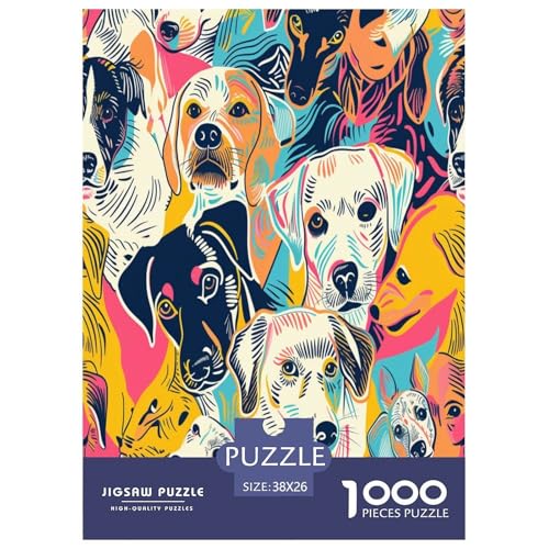 Hund4 Puzzles 1000 Teile Schwer Puzzle Spielzeug Pädagogisches Spiel Impossible Herausforderungsspielzeug Für Erwachsene Und Kinder in Bewährter 38x26cm/1000pcs Hund4 Puzzles 1000 Teile Schwer Puzzle Spielzeug Pädagogisches Spiel Impossible Herausforderungsspielzeug Für Erwachsene Und Kinder in Bewährter 38x26cm/1000pcs von GAOYUCHUN