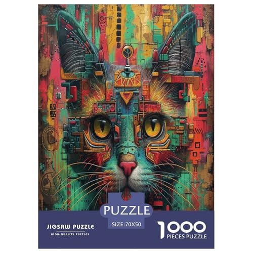 Katze Puzzles 1000 Teile Schwer Puzzle Spielzeug Lernspiel Impossible Herausforderungsspielzeug Für Erwachsene Und Kinder in Bewährter 70x50cm/1000pcs Katze Puzzles 1000 Teile Schwer Puzzle Spielzeug Lernspiel Impossible Herausforderungsspielzeug Für Erwachsene Und Kinder in Bewährter 70x50cm/1000pcs von GAOYUCHUN