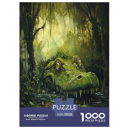Krokodil Puzzles 1000 Teile Schwer Puzzle Spielzeug Pädagogisches Spiel Impossible Herausforderung Spielzeug Für Erwachsene Kinder 38x26cm/1000pcs Krokodil Puzzles 1000 Teile Schwer Puzzle Spielzeug Pädagogisches Spiel Impossible Herausforderung Spielzeug Für Erwachsene Kinder 38x26cm/1000pcs von GAOYUCHUN