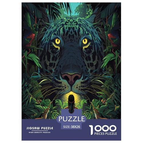 Leopard Puzzles 1000 Teile Schwer Puzzle Spielzeug Pädagogisches Spiel Impossible Herausforderung Spielzeug Für Erwachsene Und Kinder in Bewährter 38x26cm/1000pcs Leopard Puzzles 1000 Teile Schwer Puzzle Spielzeug Pädagogisches Spiel Impossible Herausforderung Spielzeug Für Erwachsene Und Kinder in Bewährter 38x26cm/1000pcs von GAOYUCHUN
