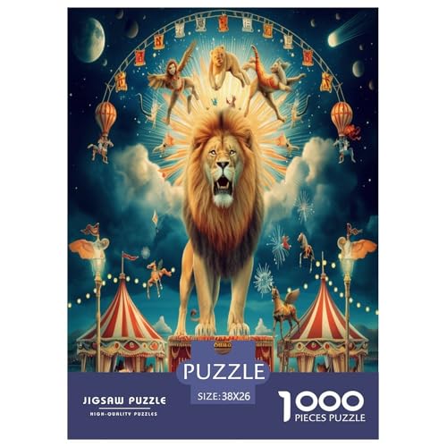 Löwen Puzzle 1000-teilige Schwer Puzzle Spielzeug Lernspiel Impossible Herausforderung Spielzeug Für Erwachsene Und Kinder Ab 12 Jahren 38x26cm/1000pcs Löwen Puzzle 1000-teilige Schwer Puzzle Spielzeug Lernspiel Impossible Herausforderung Spielzeug Für Erwachsene Und Kinder Ab 12 Jahren 38x26cm/1000pcs von GAOYUCHUN