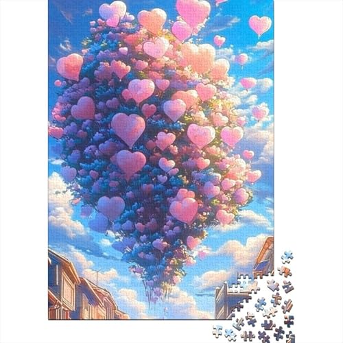 Lots of Balloons 1000 Teile Puzzles Lernspiel Spielzeug Geschenk Puzzle 1000 Teile Puzzles Heim Dekoration Stressabbau-Spielzeug Für Erwachsene Und Kinder Ab 12 Jahren 1000pcs (75x50cm) von GAOYUCHUN