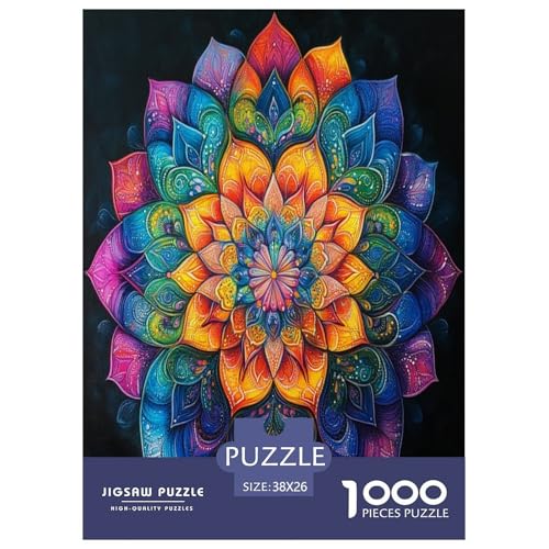 Mandala Puzzle 1000 Teile Schwer Puzzle Spielzeug Lernspiel Impossible Herausforderungsspielzeug Für Erwachsene Kinder 38x26cm/1000pcs Mandala Puzzle 1000 Teile Schwer Puzzle Spielzeug Lernspiel Impossible Herausforderungsspielzeug Für Erwachsene Kinder 38x26cm/1000pcs von GAOYUCHUN