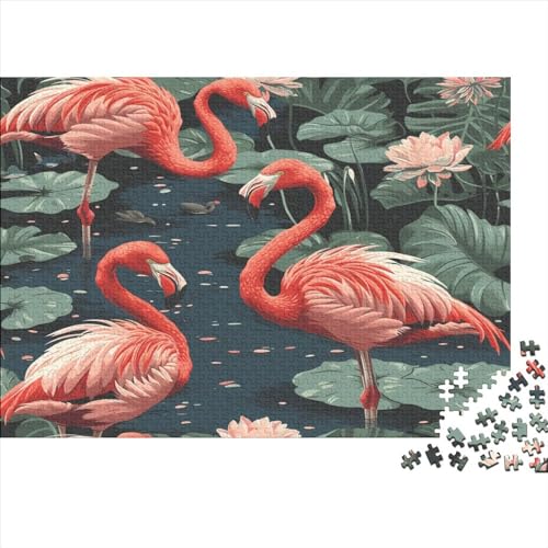 Many Flamingos 1000 Teile Puzzle Für Erwachsene Brain Challenge Spielen Character Puzzles Spiel Puzzle Für Erwachsene Und Kinder Ab 14 Jahren 1000pcs (75x50cm) von GAOYUCHUN