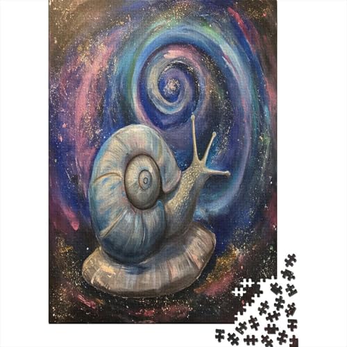 Meditating Snail 300 Teile Puzzle Für Erwachsene Puzzlespiele Für Die Ganze Familie Für Erwachsene Und Kinder Ab 12 Jahren 300pcs (40x28cm) von GAOYUCHUN