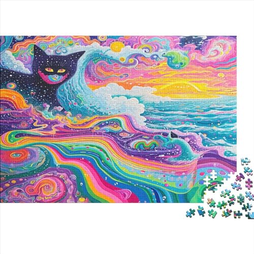 Million Cats Ocean Puzzle 500 Teile Für Erwachsene Puzzles Ein Herausforderndes Rätsel Für Erwachsene Und Kinder Ab 12 Jahren 500pcs (52x38cm) von GAOYUCHUN