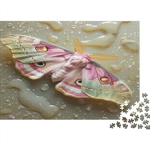 Moth 300 Teile Puzzle Für Erwachsene Puzzlespiele Für Die Ganze Familie Puzzle Für Erwachsene Und Kinder Ab 14 Jahren 300pcs (40x28cm) von GAOYUCHUN