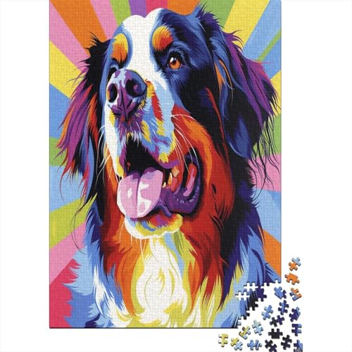 Mountain Dog 1000 Teile Puzzle Für Erwachsene Geschicklichkeitsspiel Für Die Ganze Familie Für Erwachsene Und Kinder Ab 12 Jahren 1000pcs (75x50cm) von GAOYUCHUN