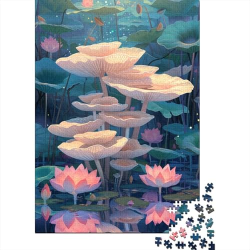 Mushrooms Puzzle 1000 Teile Für Erwachsene Klassische Einfache Klassische Puzzles Puzzle Erwachsene Kinder 1000 Teile (75 x 50 cm) von GAOYUCHUN