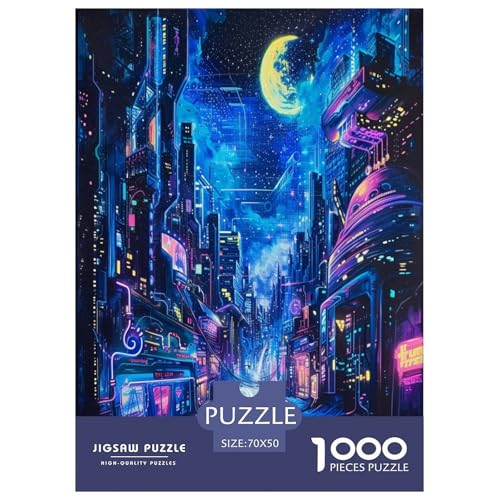 Nachtblick Puzzle 1000 Teile Schwer Puzzle Spielzeug Lernspiel Impossible Herausforderung Spielzeug Für Erwachsene Und Kinder Ab 14 Jahren 70x50cm/1000pcs Nachtblick Puzzle 1000 Teile Schwer Puzzle Spielzeug Lernspiel Impossible Herausforderung Spielzeug Für Erwachsene Und Kinder Ab 14 Jahren 70x50cm/1000pcs von GAOYUCHUN