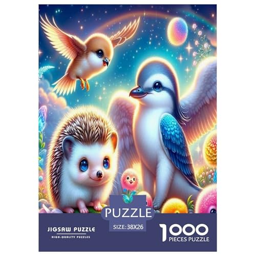 Netter Hedgehog Puzzles 1000 Teile Schwer Puzzle Spielzeug Pädagogisches Spiel Impossible Herausforderung Spielzeug Für Erwachsene Kinder 38x26cm/1000pcs Netter Hedgehog Puzzles 1000 Teile Schwer Puzzle Spielzeug Pädagogisches Spiel Impossible Herausforderung Spielzeug Für Erwachsene Kinder 38x26cm/1000pcs von GAOYUCHUN