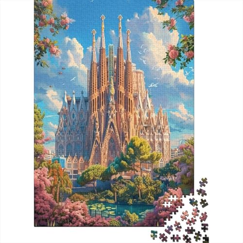 Nice Castle Puzzle 500 Teile für Erwachsene, klassisch, unmöglich, buntes Puzzle, Jigsaw Puzzle für Erwachsene und Kinder, 500 Stück (52 x 38 cm) von GAOYUCHUN