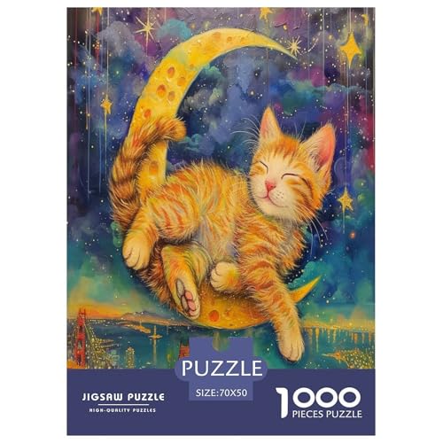 Niedliche Katze Puzzle 1000 Teile Schwer Puzzle Spielzeug Lernspiel Impossible Herausforderung Spielzeug Für Erwachsene Und Kinder Ab 12 Jahren 70x50cm/1000pcs Niedliche Katze Puzzle 1000 Teile Schwer Puzzle Spielzeug Lernspiel Impossible Herausforderung Spielzeug Für Erwachsene Und Kinder Ab 12 Jahren 70x50cm/1000pcs von GAOYUCHUN