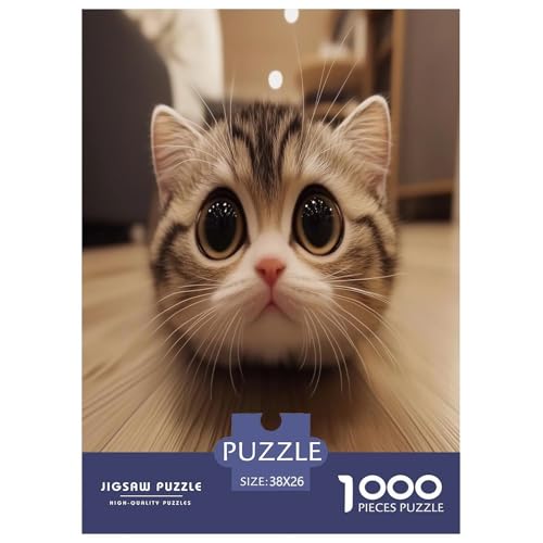 Niedliche Katze Puzzle 1000-teilige Schwer Puzzle Spielzeug Pädagogisches Spiel Impossible Herausforderung Spielzeug Für Erwachsene Und Kinder in Bewährter 38x26cm/1000pcs Niedliche Katze Puzzle 1000-teilige Schwer Puzzle Spielzeug Pädagogisches Spiel Impossible Herausforderung Spielzeug Für Erwachsene Und Kinder in Bewährter 38x26cm/1000pcs von GAOYUCHUN