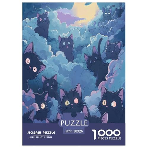 Niedliche Katze Puzzles 1000 Teile Schwer Puzzle Spielzeug Pädagogisches Spiel Impossible Herausforderungsspielzeug Für Erwachsene Kinder 38x26cm/1000pcs Niedliche Katze Puzzles 1000 Teile Schwer Puzzle Spielzeug Pädagogisches Spiel Impossible Herausforderungsspielzeug Für Erwachsene Kinder 38x26cm/1000pcs von GAOYUCHUN