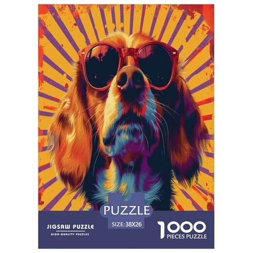 Niedlicher Hund Puzzles 1000 Teile Schwer Puzzle Spielzeug Lernspiel Impossible Herausforderung Spielzeug Für Erwachsene Und Kinder Ab 12 Jahren 38x26cm/1000pcs Niedlicher Hund Puzzles 1000 Teile Schwer Puzzle Spielzeug Lernspiel Impossible Herausforderung Spielzeug Für Erwachsene Und Kinder Ab 12 Jahren 38x26cm/1000pcs von GAOYUCHUN