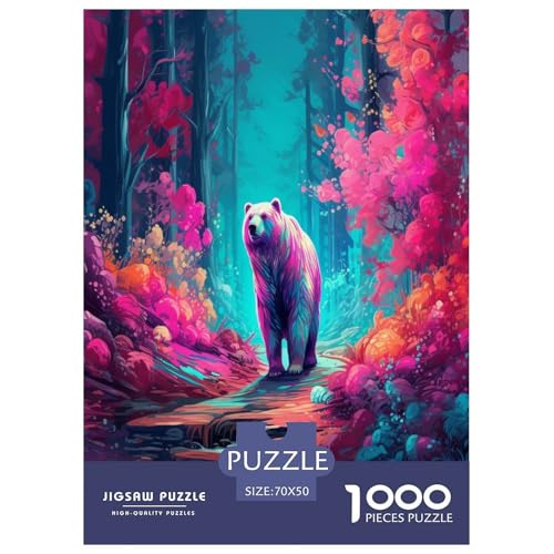 Ölmalerei Bär Puzzle 1000 Teile Schwer Puzzle Spielzeug Lernspiel Impossible Herausforderungsspielzeug Für Erwachsene Und Kinder in Bewährter 70x50cm/1000pcs Ölmalerei Bär Puzzle 1000 Teile Schwer Puzzle Spielzeug Lernspiel Impossible Herausforderungsspielzeug Für Erwachsene Und Kinder in Bewährter 70x50cm/1000pcs von GAOYUCHUN