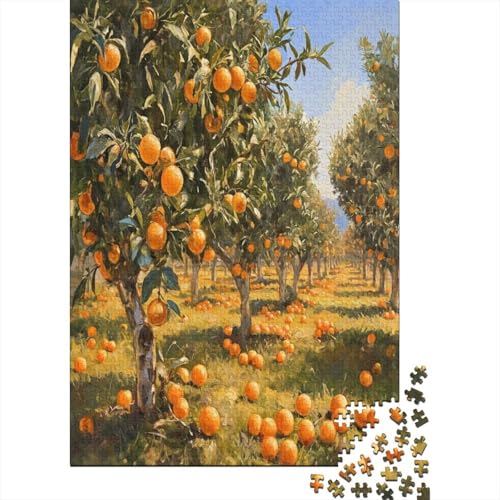 Orange Trees Puzzle 300 Teile Für Erwachsene Puzzles Geschenke Für Männer Puzzle Für Erwachsene Und Kinder Ab 14 Jahren 300pcs (40x28cm) von GAOYUCHUN