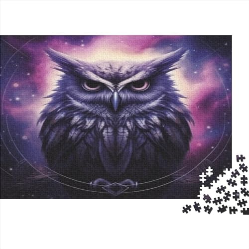 Owl Puzzle 1000 Teile, unmögliches Puzzle für Erwachsene, Puzzlespiele Entspannung und Intelligenz, Puzzle für Familienspiel, Geschenk, 1000 Stück (75 x 50 cm) von GAOYUCHUN