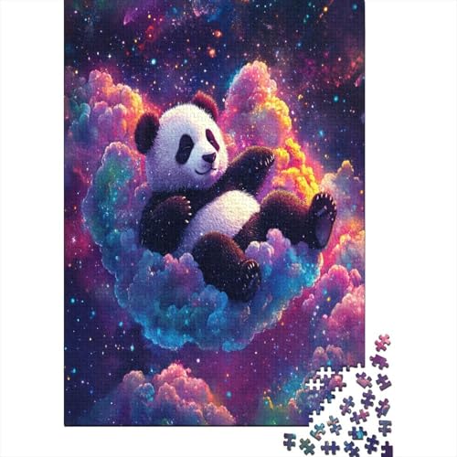 Panda Puzzle 1000 Teile Erwachsene Lernspiel Spielzeug Geschenk Holzpuzzle Erwachsene Für Erwachsene Und Kinder 1000pcs (75x50cm) von GAOYUCHUN