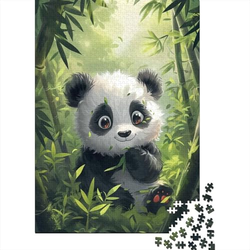 Panda Rolling Puzzle 300 Teile Für Erwachsene Puzzles EIN Herausforderndes Rätsel Für Erwachsene Und Kinder Ab 12 Jahren 300pcs (40x28cm) von GAOYUCHUN