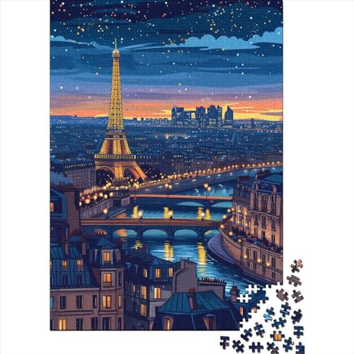 Paris Frankreich Poste 1000 Jigsaw Puzzle Spielzeug Puzzle Lernspiele Einfaches Puzzle Klassische Puzzle Familie Oder Kinder Puzzle 1000 Teile (75 x 50 cm) von GAOYUCHUN