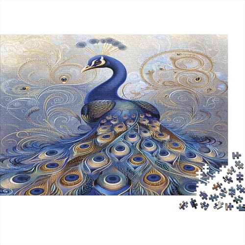 Peacock 1000 Stück Puzzles Für Erwachsene Teenager Lernspiel Spielzeug Geschenk Moderne Heimdekoration Puzzle Für Erwachsene Und Kinder Ab 14 Jahren 1000pcs (75x50cm) von GAOYUCHUN