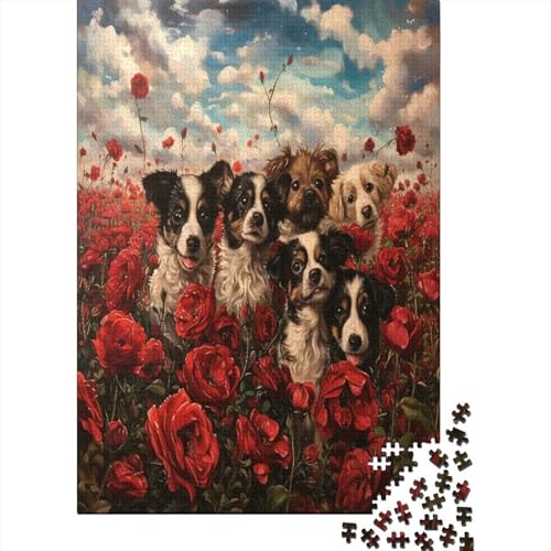 Pupies Puzzle 1000 Teile Für Erwachsene Puzzles Geschenke Für Männer Für Erwachsene Und Kinder Ab 12 Jahren 1000pcs (75x50cm) von GAOYUCHUN