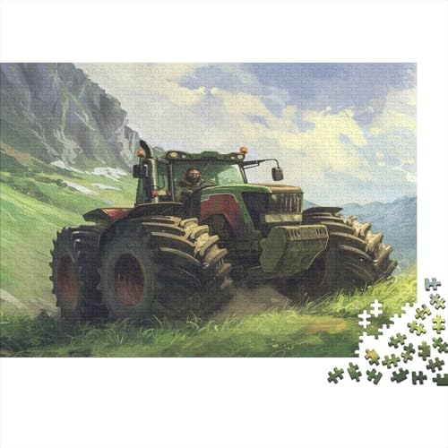 Robust Tractor 1000 Teile Puzzle Spiele Entspannung und Intelligenz, um Stress zu lindern, Puzzle für Erwachsene und Familien, 1000 Stück (75 x 50 cm) von GAOYUCHUN