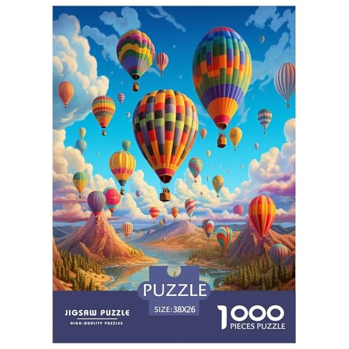 Romantic Heißluftballon Puzzle 1000 Teile Schwer Puzzle Spielzeug Lernspiel Impossible Herausforderung Spielzeug Für Erwachsene Und Kinder Ab 12 Jahren 38x26cm/1000pcs Romantic Heißluftballon Puzzle 1000 Teile Schwer Puzzle Spielzeug Lernspiel Impossible Herausforderung Spielzeug Für Erwachsene Und Kinder Ab 12 Jahren 38x26cm/1000pcs von GAOYUCHUN