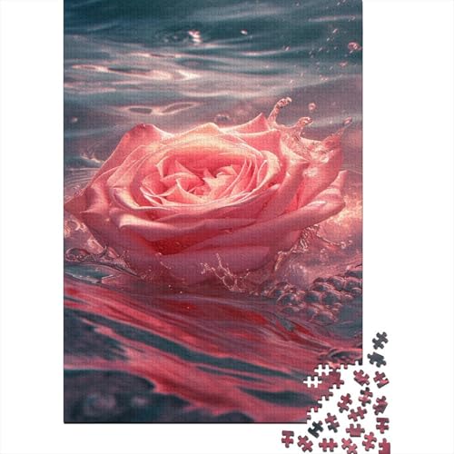 Rose Sea Puzzle 300 Teile Für Erwachsene Puzzles Puzzlespiele Für Die Ganze Familie Für Erwachsene Und Kinder Ab 12 Jahren 300pcs (40x28cm) von GAOYUCHUN