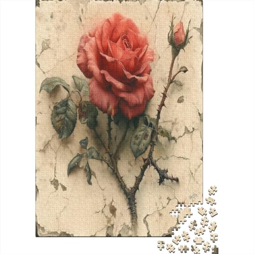 Rose-human 500 Teile Puzzle Für Erwachsene Geschicklichkeitsspiel Für Die Ganze Familie Für Erwachsene Und Kinder Ab 12 Jahren 500pcs (52x38cm) von GAOYUCHUN