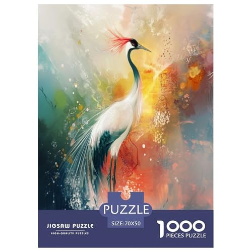 Rot-Crowned Crane Puzzle 1000-teilige Schwer Puzzle Spielzeug Lernspiel Impossible Herausforderungsspielzeug Für Erwachsene Und Kinder Ab 14 Jahren 70x50cm/1000pcs Rot-Crowned Crane Puzzle 1000-teilige Schwer Puzzle Spielzeug Lernspiel Impossible Herausforderungsspielzeug Für Erwachsene Und Kinder Ab 14 Jahren 70x50cm/1000pcs von GAOYUCHUN