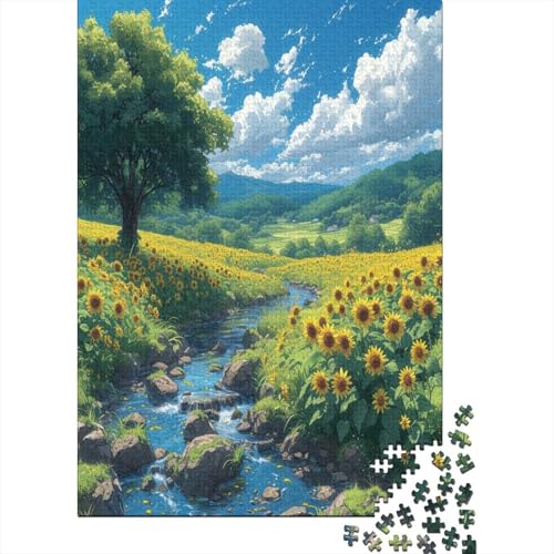 Rural Landscape Puzzle 500 Teile Für Erwachsene Puzzles Puzzlespiele Für Die Ganze Familie Für Erwachsene Und Kinder Ab 12 Jahren 500pcs (52x38cm) von GAOYUCHUN