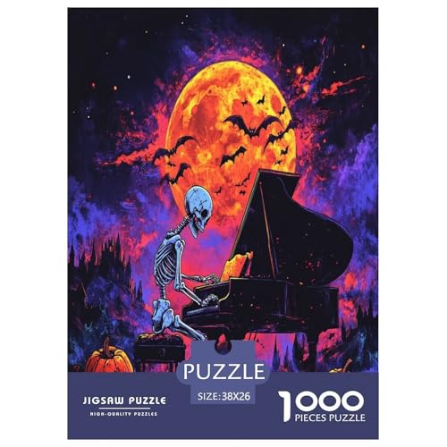 Schädel Puzzles 1000 Teile Schwer Puzzle Spielzeug Pädagogisches Spiel Impossible Herausforderungsspielzeug Für Erwachsene Und Kinder Ab 14 Jahren 38x26cm/1000pcs Schädel Puzzles 1000 Teile Schwer Puzzle Spielzeug Pädagogisches Spiel Impossible Herausforderungsspielzeug Für Erwachsene Und Kinder Ab 14 Jahren 38x26cm/1000pcs von GAOYUCHUN