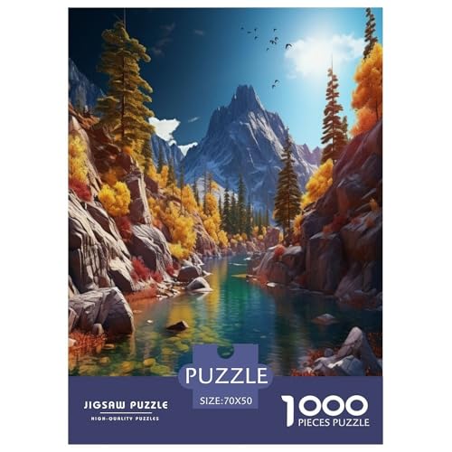 Seen Puzzle 1000 Teile Schwer Puzzle Spielzeug Lernspiel Impossible Herausforderung Spielzeug Für Erwachsene Und Kinder in Bewährter 70x50cm/1000pcs Seen Puzzle 1000 Teile Schwer Puzzle Spielzeug Lernspiel Impossible Herausforderung Spielzeug Für Erwachsene Und Kinder in Bewährter 70x50cm/1000pcs von GAOYUCHUN