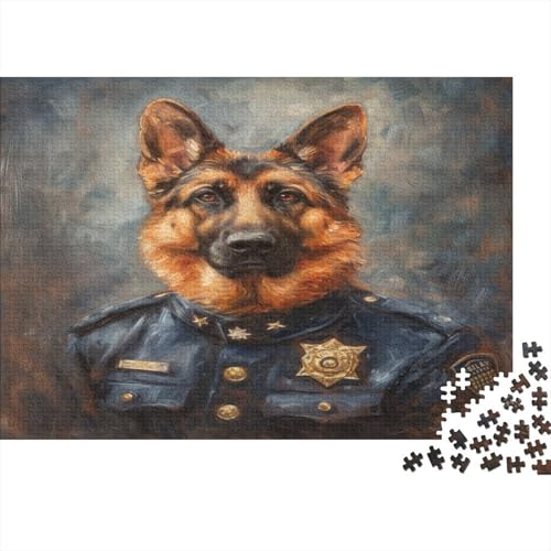 Shepherd 1000 Jigsaw Puzzle Firmenfeier Unmögliches Puzzle Buntes Puzzle Erwachsene Kinder 1000 Teile (75 x 50 cm) von GAOYUCHUN