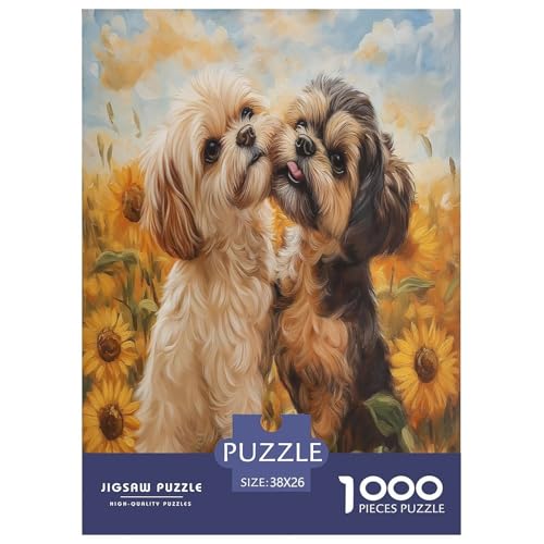 Shih Tzu Puzzle 1000 Teile Schwer Puzzle Spielzeug Pädagogisches Spiel Impossible Herausforderung Spielzeug Für Erwachsene Kinder 38x26cm/1000pcs Shih Tzu Puzzle 1000 Teile Schwer Puzzle Spielzeug Pädagogisches Spiel Impossible Herausforderung Spielzeug Für Erwachsene Kinder 38x26cm/1000pcs von GAOYUCHUN