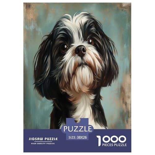 Shih Tzu Puzzles 1000 Teile Schwer Puzzle Spielzeug Lernspiel Impossible Herausforderungsspielzeug Für Erwachsene Und Kinder Ab 12 Jahren 38x26cm/1000pcs Shih Tzu Puzzles 1000 Teile Schwer Puzzle Spielzeug Lernspiel Impossible Herausforderungsspielzeug Für Erwachsene Und Kinder Ab 12 Jahren 38x26cm/1000pcs von GAOYUCHUN