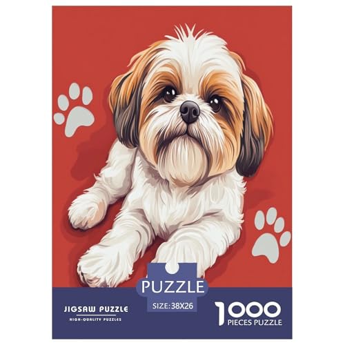 Shih Tzu Puzzles 1000 Teile Schwer Puzzle Spielzeug Pädagogisches Spiel Impossible Herausforderung Spielzeug Für Erwachsene Und Kinder in Bewährter 38x26cm/1000pcs Shih Tzu Puzzles 1000 Teile Schwer Puzzle Spielzeug Pädagogisches Spiel Impossible Herausforderung Spielzeug Für Erwachsene Und Kinder in Bewährter 38x26cm/1000pcs von GAOYUCHUN