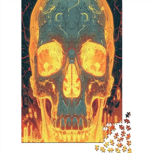 Skuls Puzzle 500 Teile Für Erwachsene Puzzles Lernspiel Spielzeug Geschenk Für Erwachsene Und Kinder Ab 12 Jahren 500pcs (52x38cm) von GAOYUCHUN