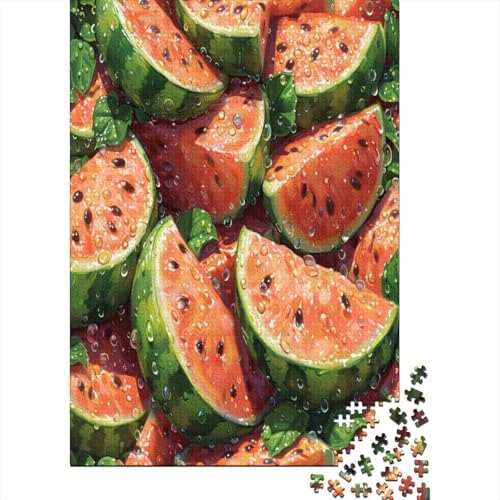 Slice of Watermelon 1000 Teile Puzzle Für Erwachsene Lernspiel Spielzeug Geschenk Puzzle Für Erwachsene Und Kinder Ab 14 Jahren 1000pcs (75x50cm) von GAOYUCHUN