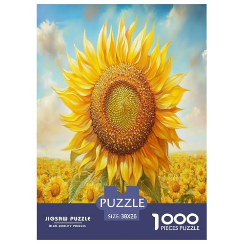 Sonnenblumen Puzzles 1000 Teile Schwer Puzzle Spielzeug Lernspiel Impossible Herausforderungsspielzeug Für Erwachsene Und Kinder in Bewährter 38x26cm/1000pcs Sonnenblumen Puzzles 1000 Teile Schwer Puzzle Spielzeug Lernspiel Impossible Herausforderungsspielzeug Für Erwachsene Und Kinder in Bewährter 38x26cm/1000pcs von GAOYUCHUN