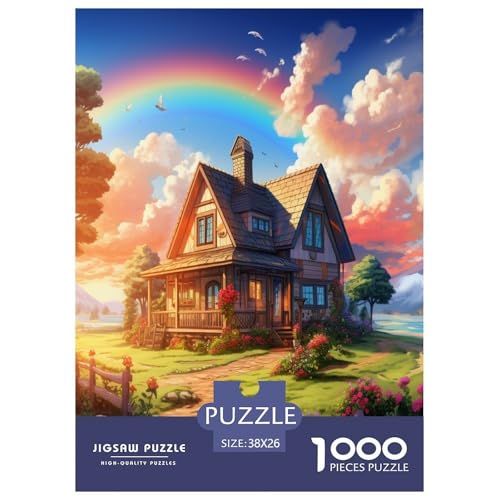 Süße Landschaft Puzzle 1000-teilige Schwer Puzzle Spielzeug Pädagogisches Spiel Impossible Herausforderung Spielzeug Für Erwachsene Und Kinder in Bewährter 38x26cm/1000pcs Süße Landschaft Puzzle 1000-teilige Schwer Puzzle Spielzeug Pädagogisches Spiel Impossible Herausforderung Spielzeug Für Erwachsene Und Kinder in Bewährter 38x26cm/1000pcs von GAOYUCHUN
