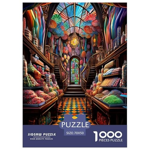 Süßigkeiten Store Puzzle 1000-teilige Schwer Puzzle Spielzeug Lernspiel Impossible Herausforderung Spielzeug Für Erwachsene Und Kinder Ab 12 Jahren 70x50cm/1000pcs Süßigkeiten Store Puzzle 1000-teilige Schwer Puzzle Spielzeug Lernspiel Impossible Herausforderung Spielzeug Für Erwachsene Und Kinder Ab 12 Jahren 70x50cm/1000pcs von GAOYUCHUN