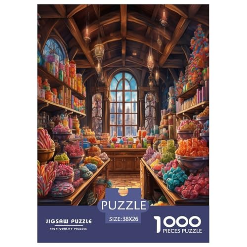 Süßigkeiten Store Puzzle 1000-teilige Schwer Puzzle Spielzeug Lernspiel Impossible Herausforderung Spielzeug Für Erwachsene Und Kinder Ab 14 Jahren 38x26cm/1000pcs Süßigkeiten Store Puzzle 1000-teilige Schwer Puzzle Spielzeug Lernspiel Impossible Herausforderung Spielzeug Für Erwachsene Und Kinder Ab 14 Jahren 38x26cm/1000pcs von GAOYUCHUN