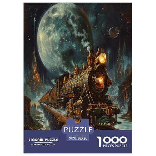 Traumzug Puzzle 1000 Teile Schwer Puzzle Spielzeug Pädagogisches Spiel Impossible Herausforderung Spielzeug Für Erwachsene Und Kinder in Bewährter 38x26cm/1000pcs Traumzug Puzzle 1000 Teile Schwer Puzzle Spielzeug Pädagogisches Spiel Impossible Herausforderung Spielzeug Für Erwachsene Und Kinder in Bewährter 38x26cm/1000pcs von GAOYUCHUN