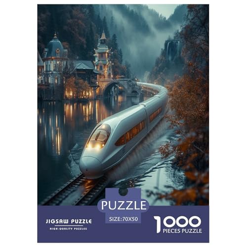 Traumzug Puzzle 1000-teilige Schwer Puzzle Spielzeug Lernspiel Impossible Herausforderung Spielzeug Für Erwachsene Kinder 70x50cm/1000pcs Traumzug Puzzle 1000-teilige Schwer Puzzle Spielzeug Lernspiel Impossible Herausforderung Spielzeug Für Erwachsene Kinder 70x50cm/1000pcs von GAOYUCHUN