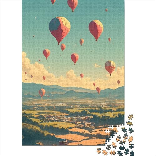 Travel Poster Puzzle 1000 Teile Lernspiel Spielzeug Geschenk Holzpuzzle Erwachsene Abbauen Familien Für Erwachsene Und Kinder 1000pcs (75x50cm) von GAOYUCHUN